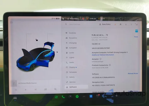 2020 Tesla Model 3 Long Range Dual Motor All-Wheel Drive из США, поврежденный, VIN 5YJ3E1EB5LF617981